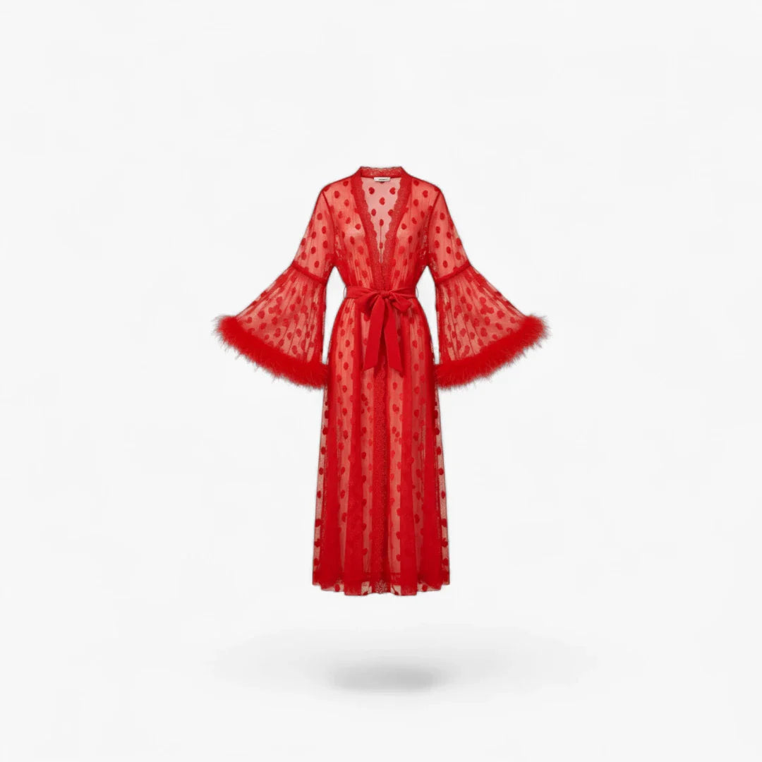 Sexy Windel-Satin-Nachtmantel für Damen