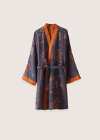Blauer Kimono-Bademantel für Herren | Ryokan