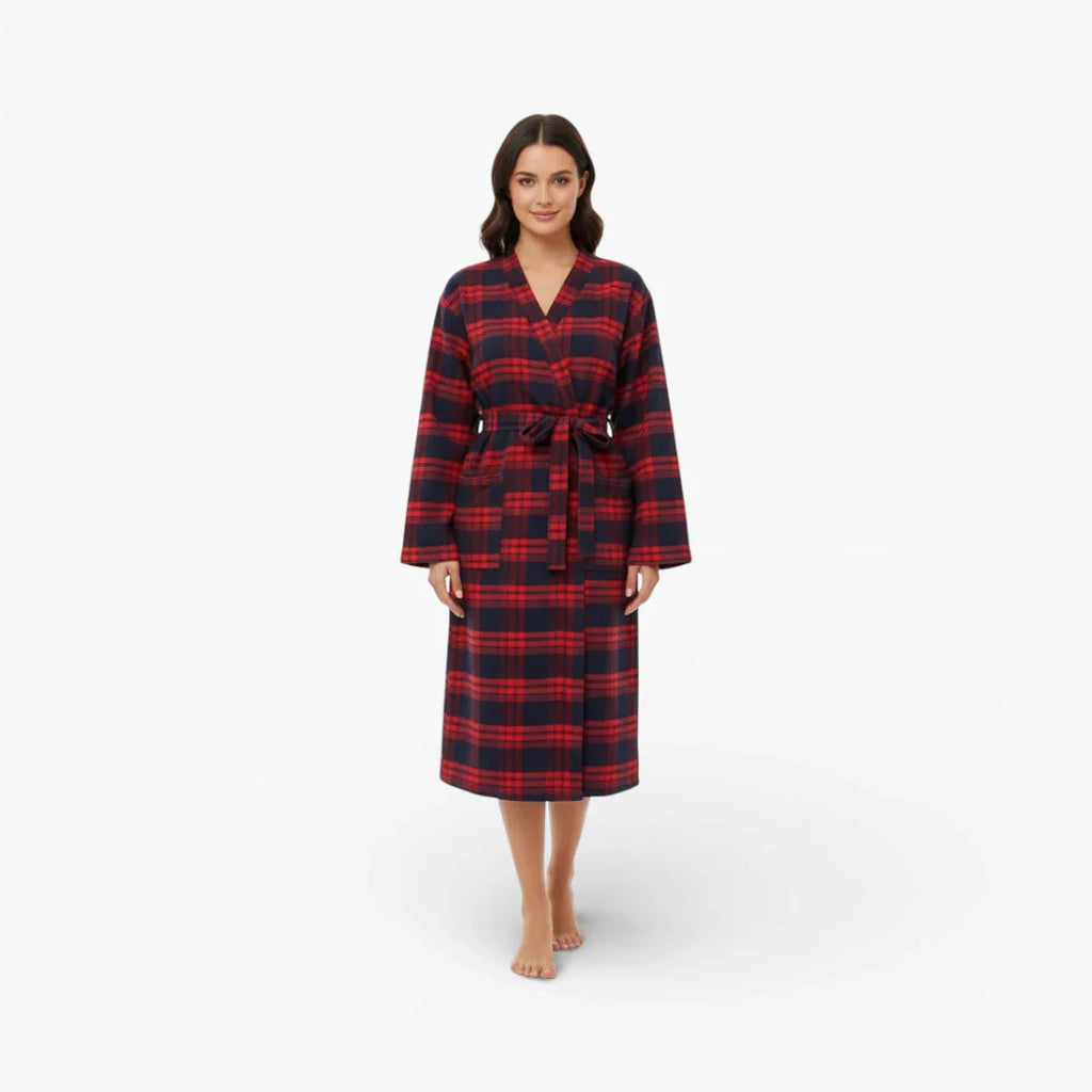 Damen Bademantel aus Polarfleece