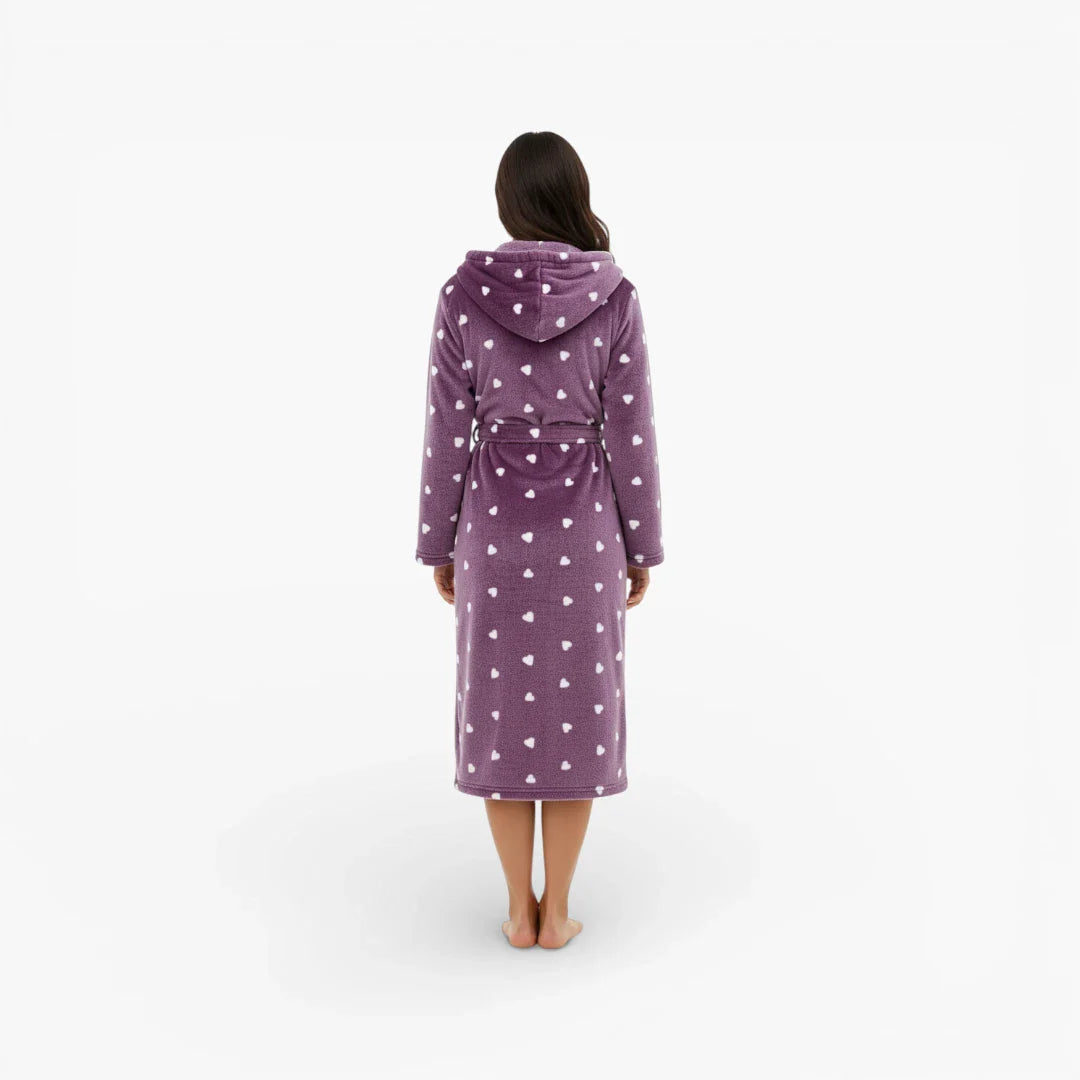 Winterfleece-Nachtmantel für Damen