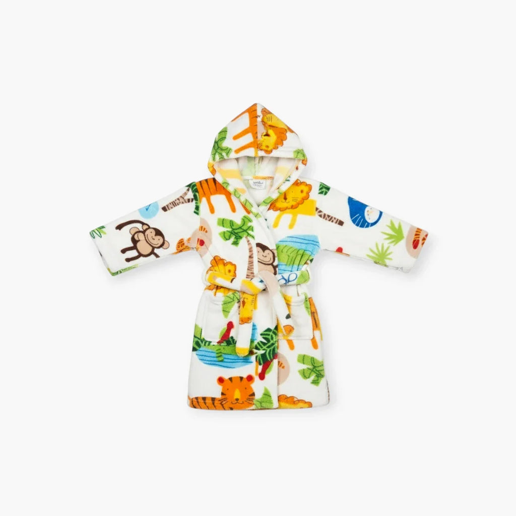 Kinderbademantel mit Tiermotiven