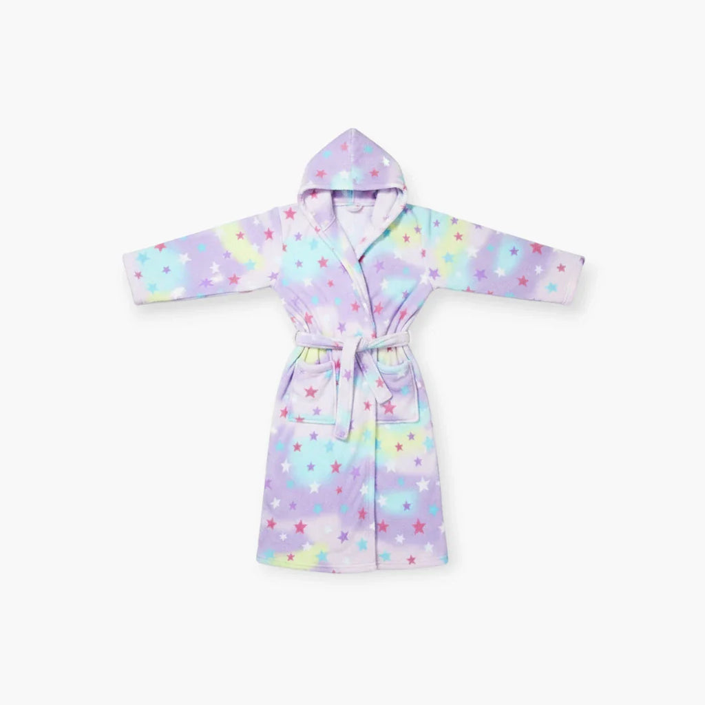 Weicher Damen-Bademantel mit Kapuze