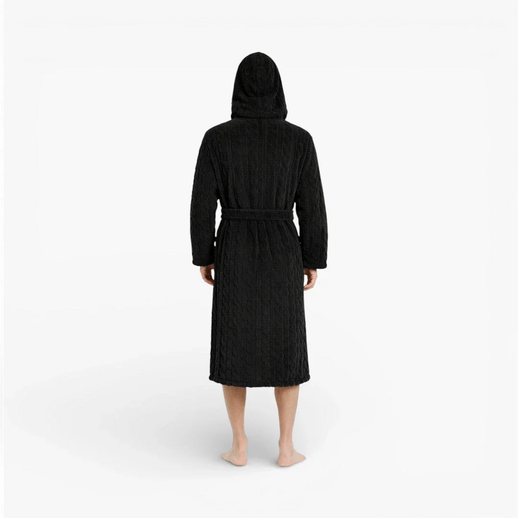 Herren-Bademantel mit Kapuze