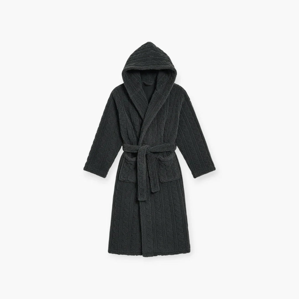 Herren-Bademantel mit Kapuze