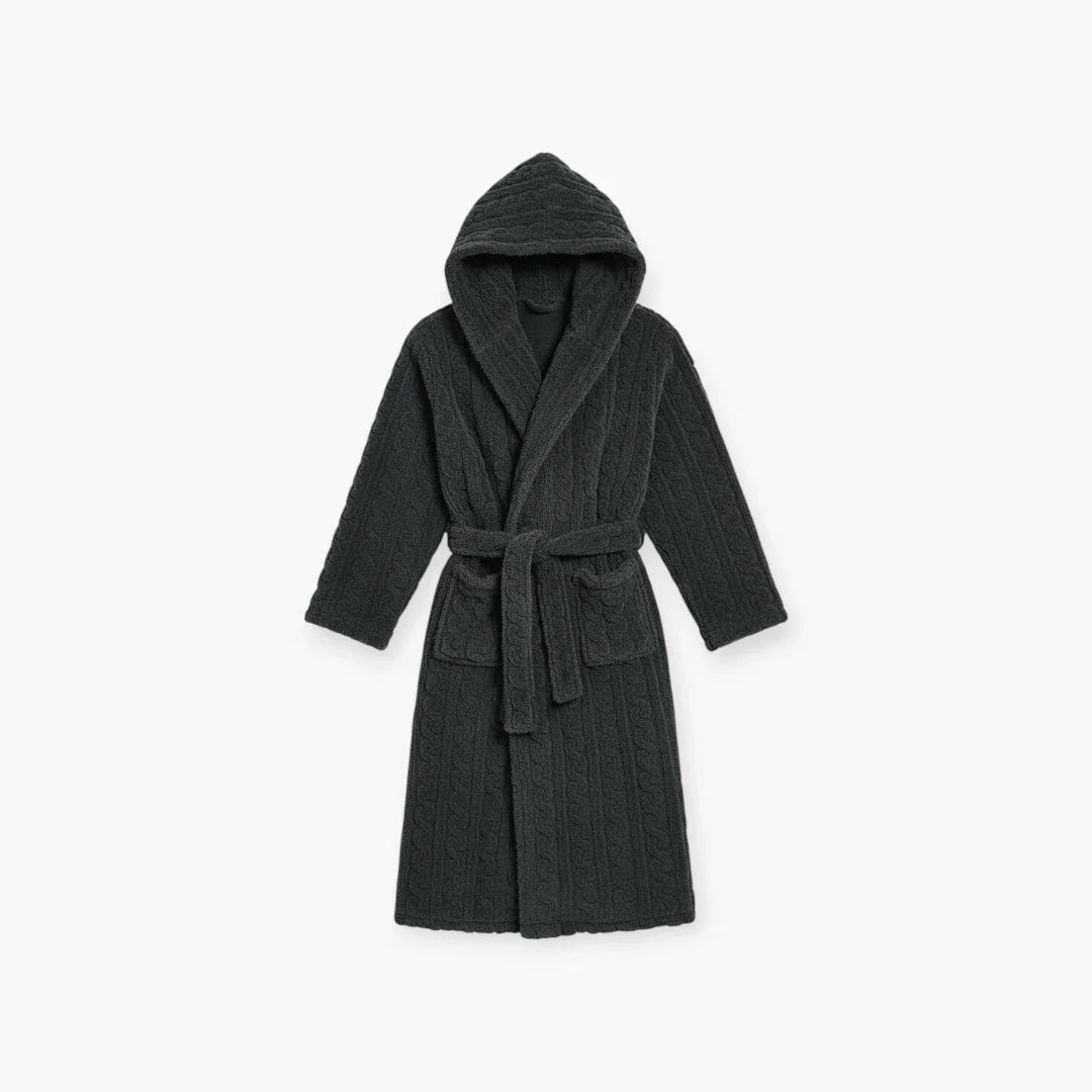 Herren-Bademantel mit Kapuze