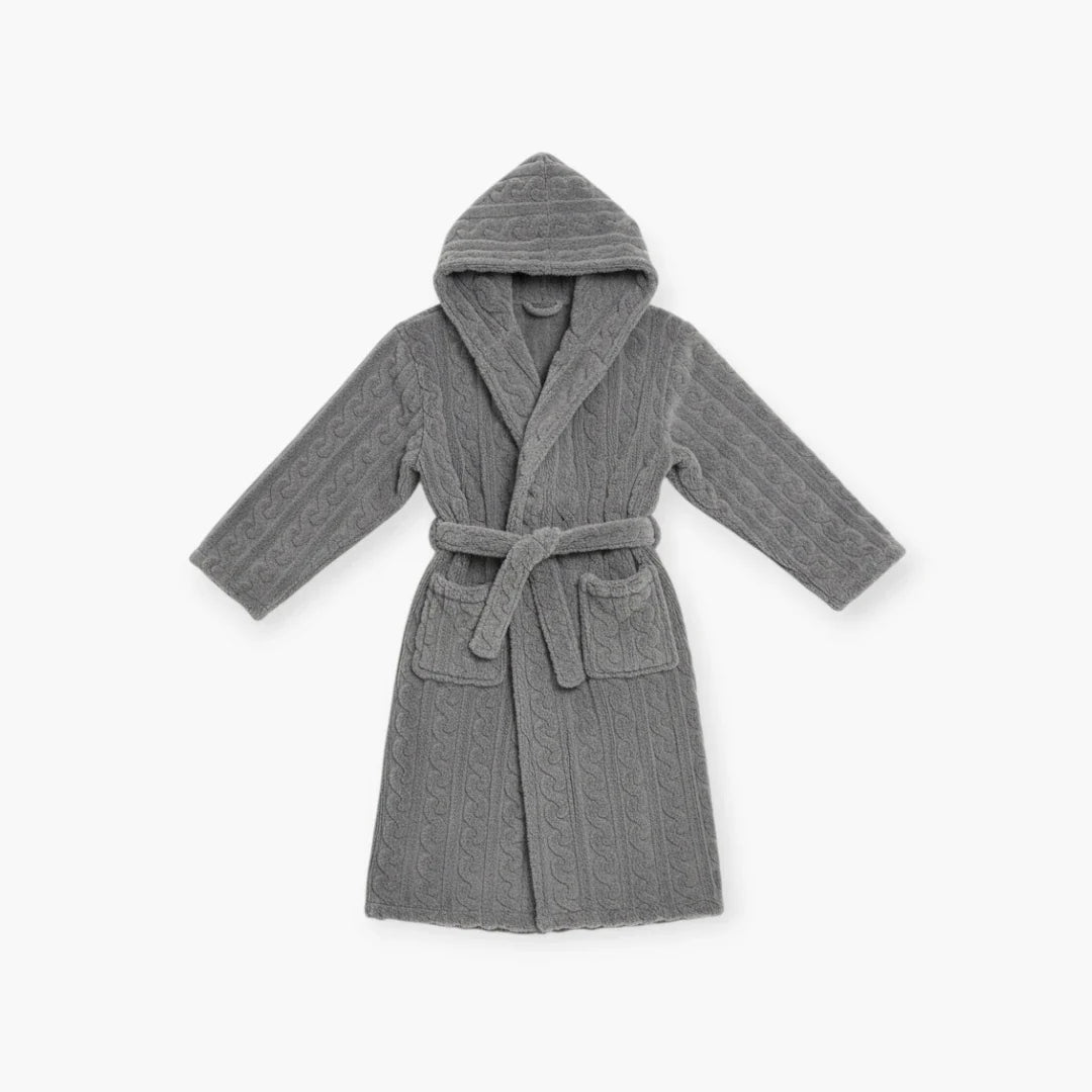 Herren-Bademantel mit Kapuze