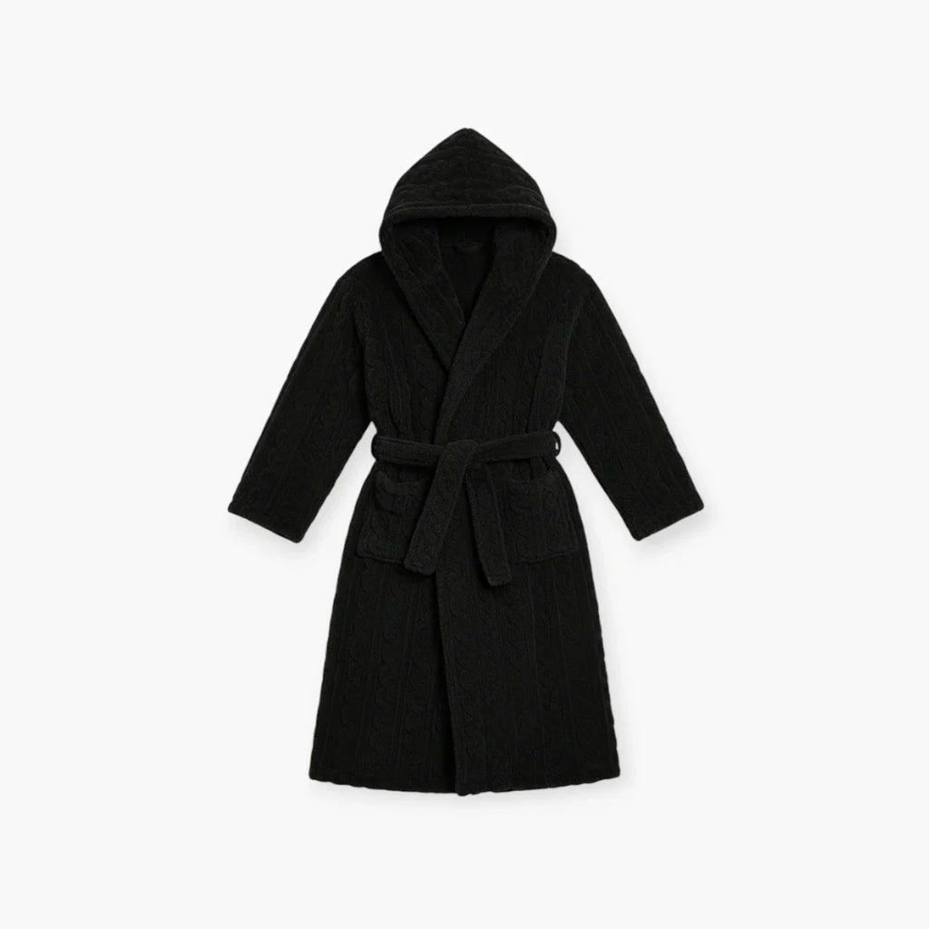 Herren-Bademantel mit Kapuze