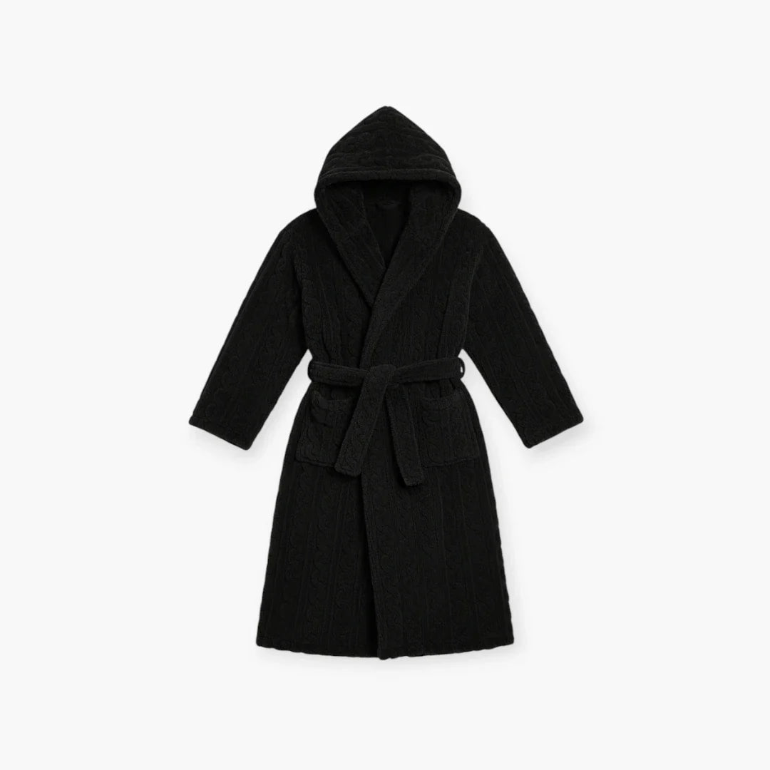 Herren-Bademantel mit Kapuze