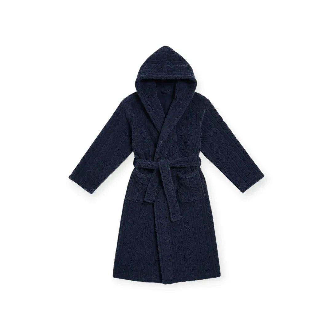 Herren-Bademantel mit Kapuze