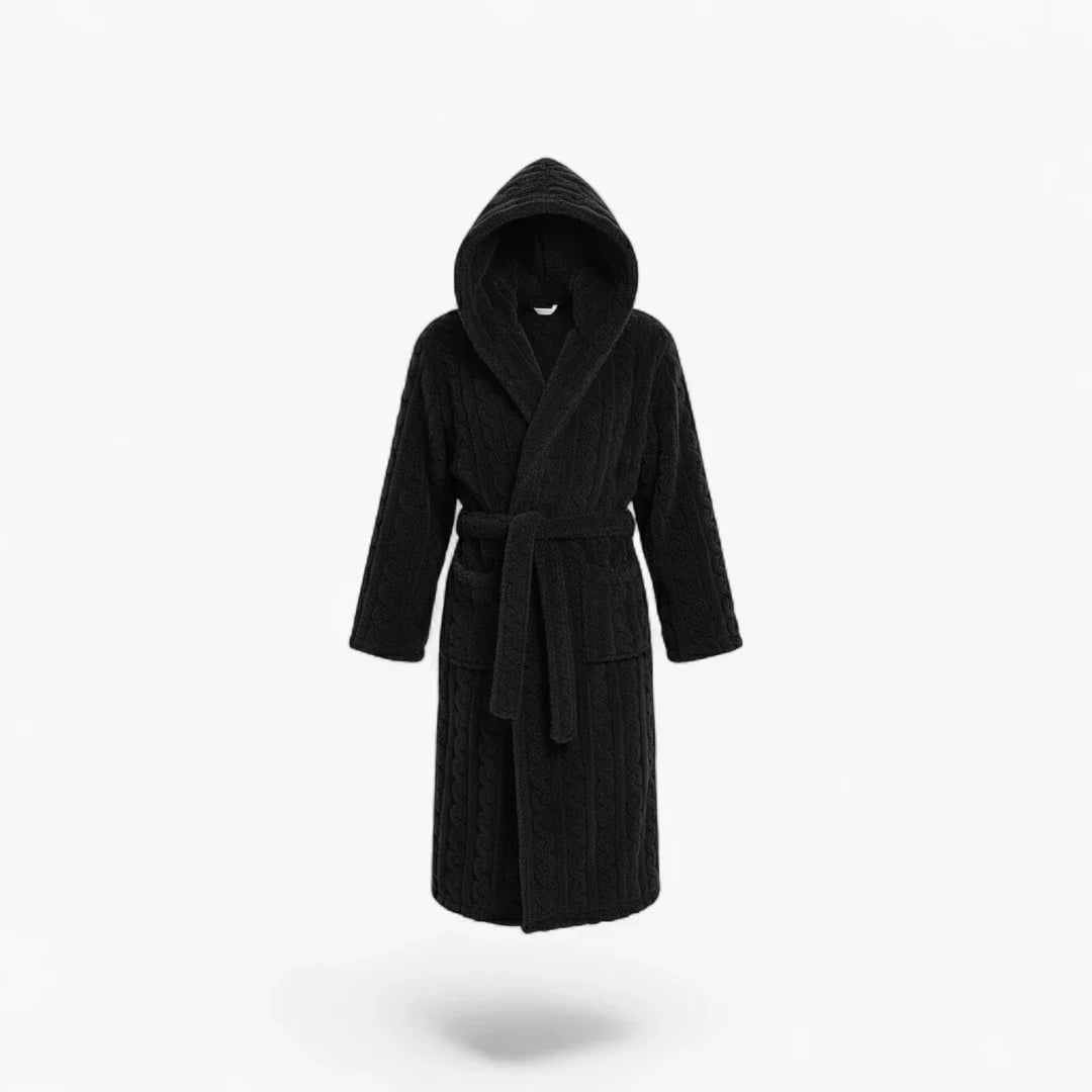 Herren-Bademantel mit Kapuze