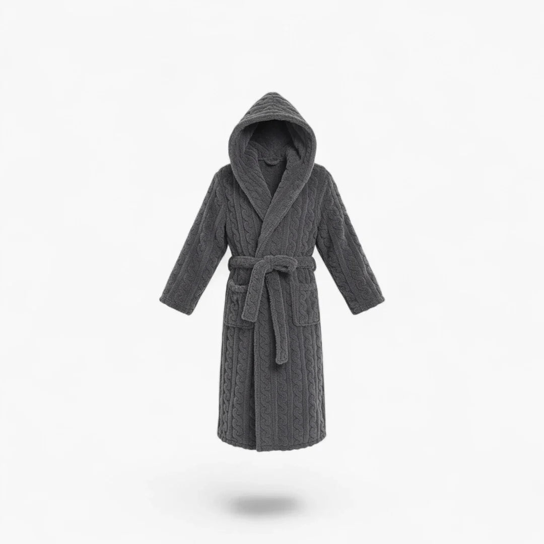 Herren-Bademantel mit Kapuze