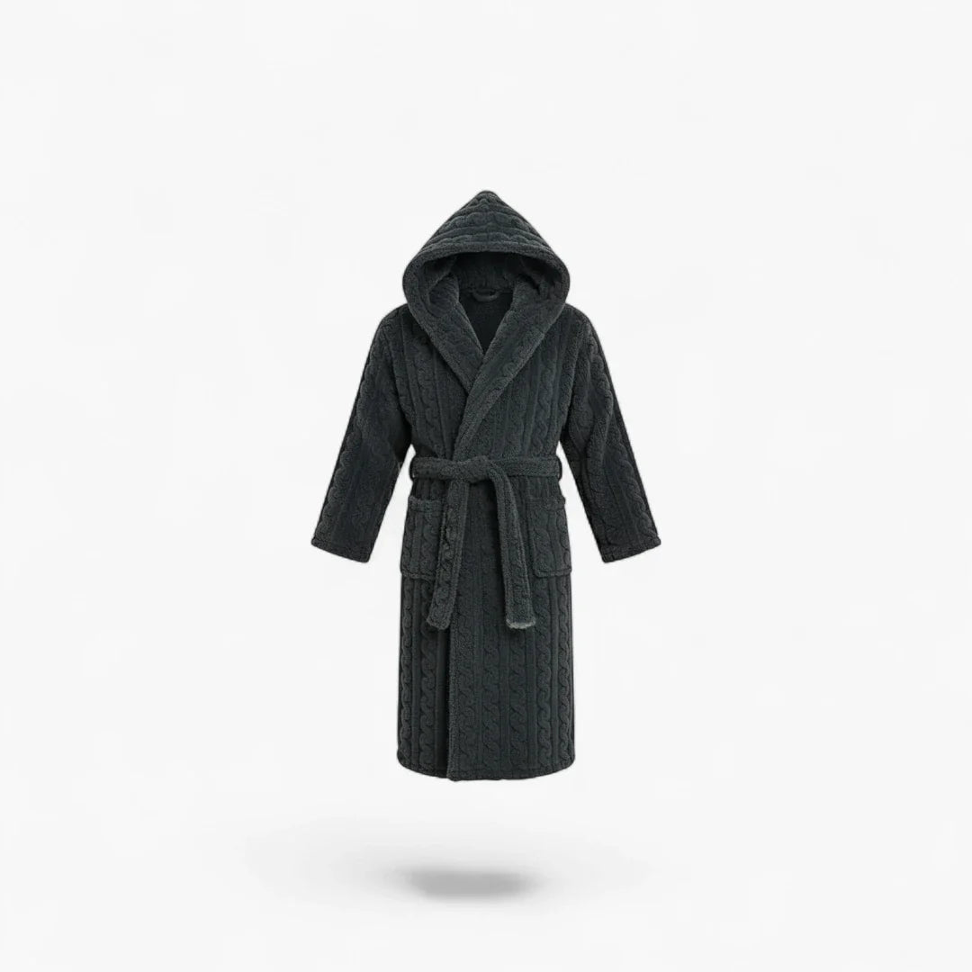 Herren-Bademantel mit Kapuze