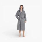 Herren-Bademantel mit Kapuze