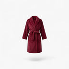 Damen-Bademantel Bordeaux