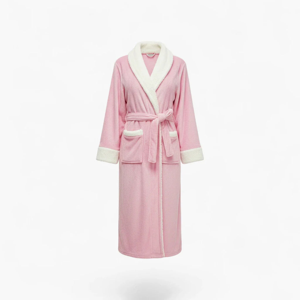Damen-Bademantel rosa