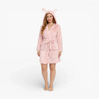 Damen-Bademantel warm und weich