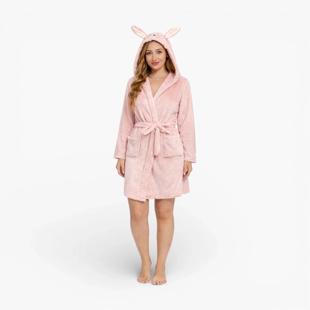 Damen-Bademantel warm und weich
