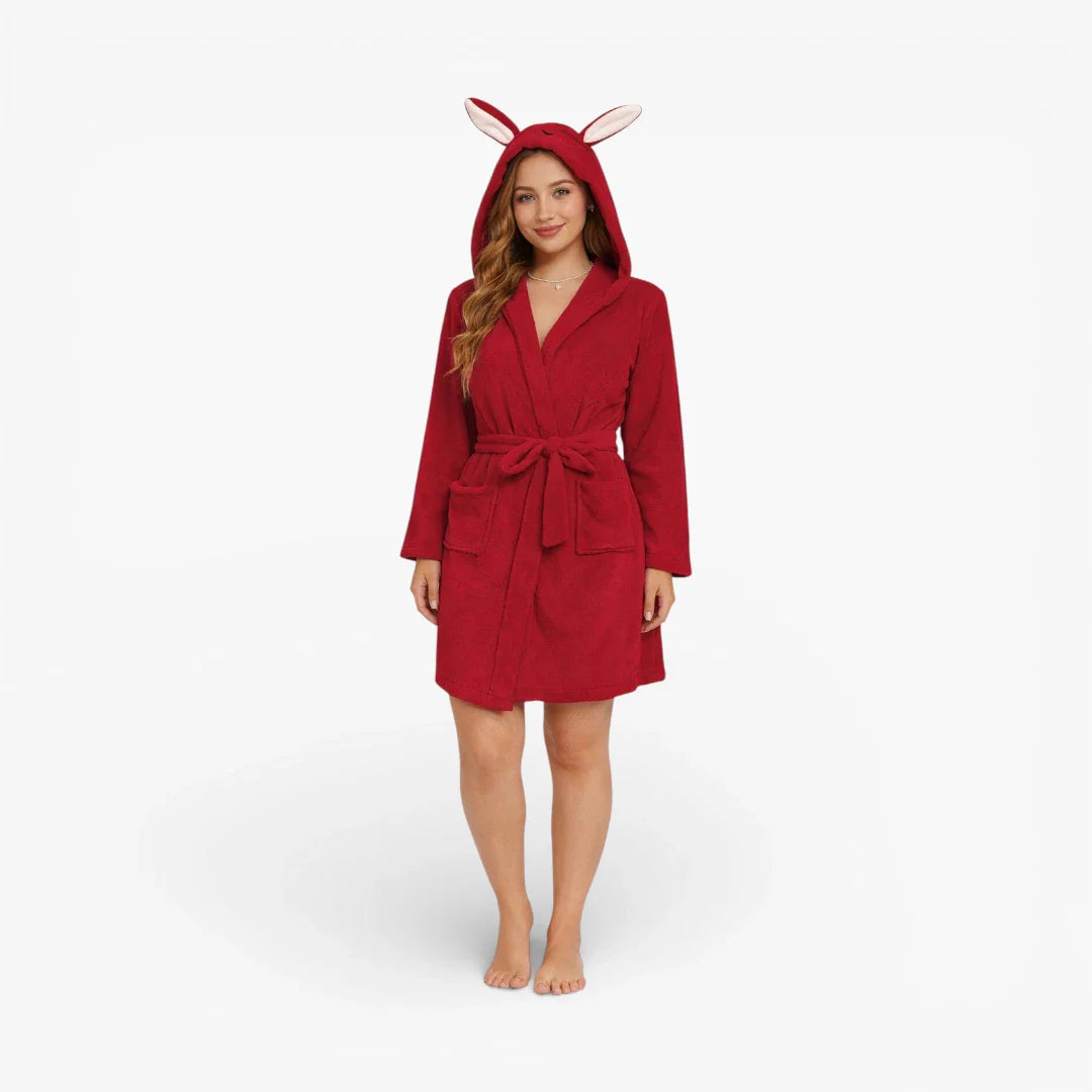 Damen-Bademantel warm und weich