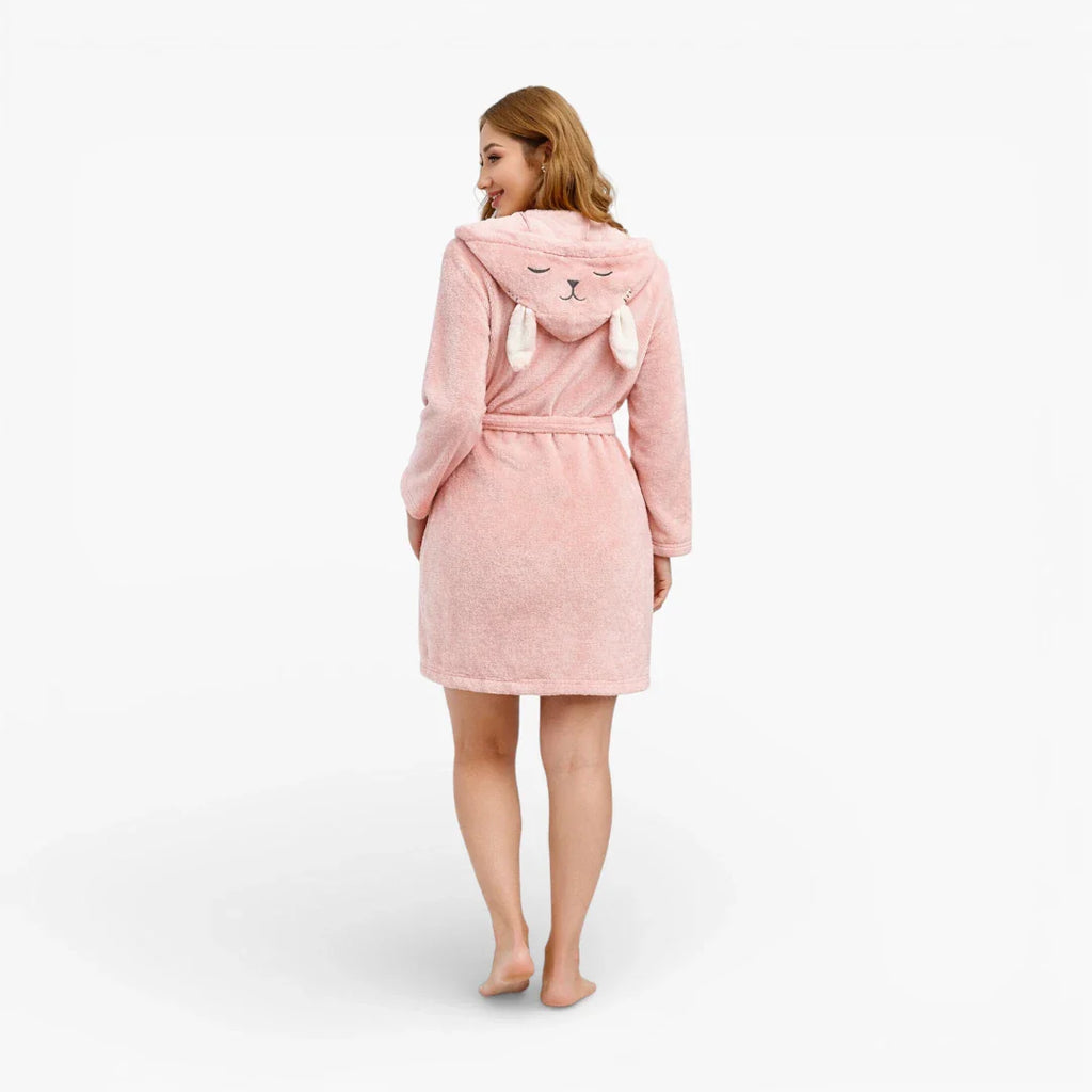Damen-Bademantel warm und weich