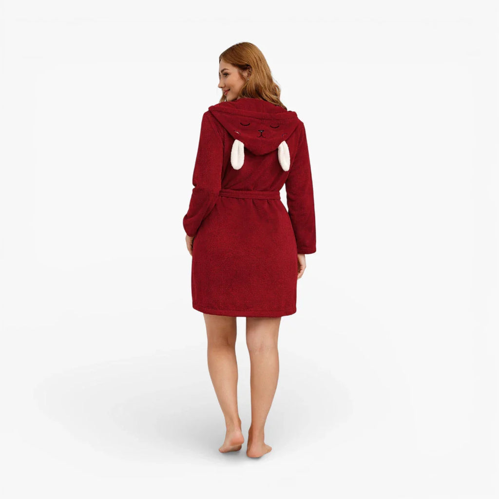 Damen-Bademantel warm und weich