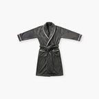 Herrenbademantel aus Samt und Flanell