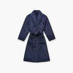 Herren-Fleecebademantel – Blau