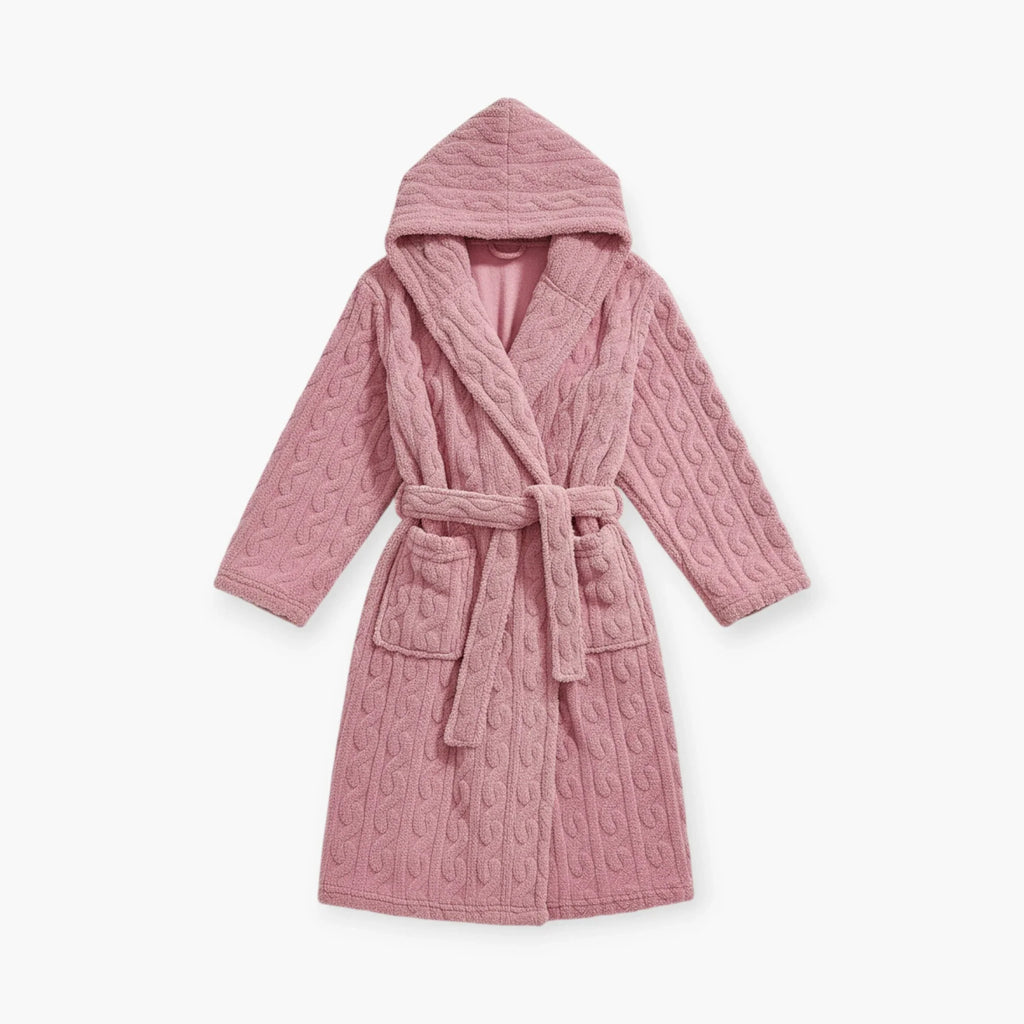 Damen-Bademantel kuschelig weich