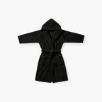 Damen-Nachtmantel – Dickes Wintermodell – Schwarz