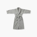 Herrenbademantel – Lang, dick, Grau