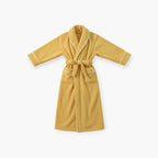 Damen-Bademantel - Lang, Gelb, Dick