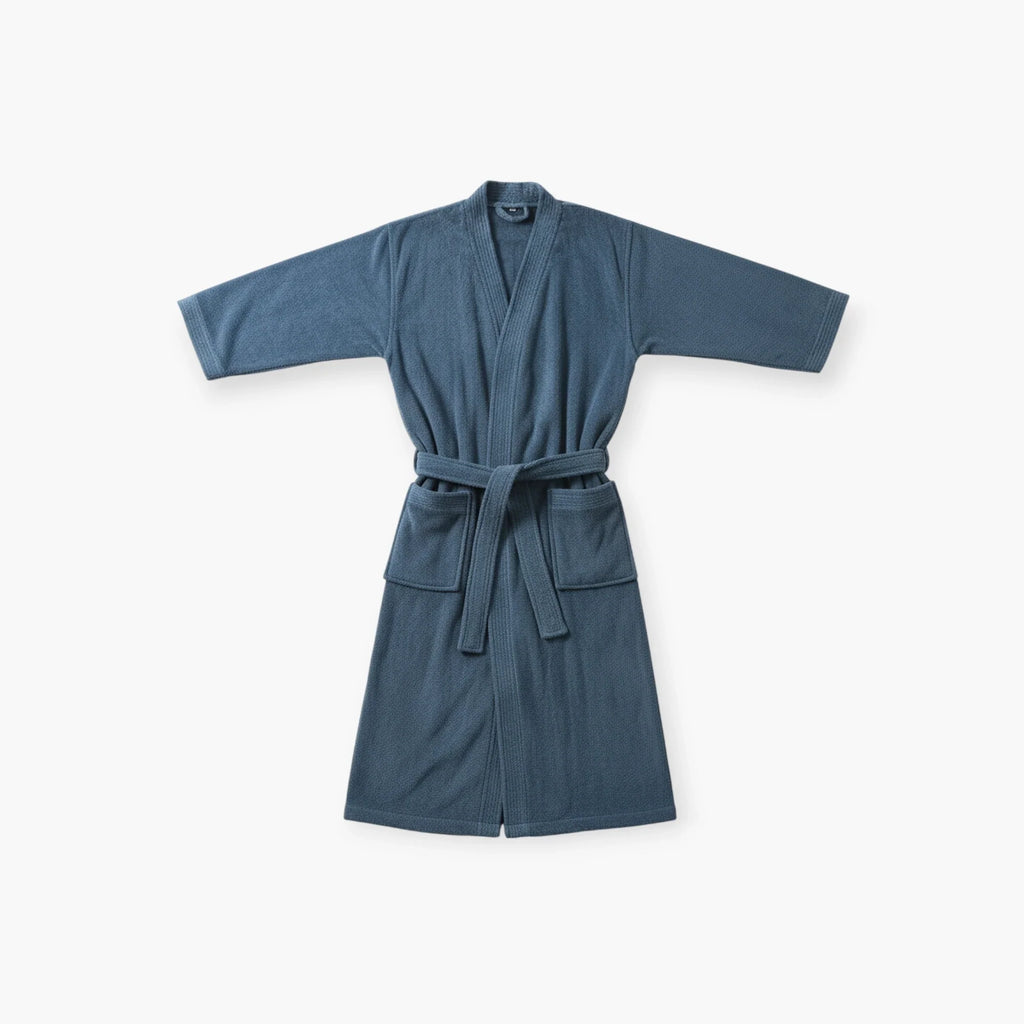 Langer Damen-Frottee-Bademantel