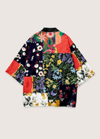 Japanischer Kimono | Florales Patchwork