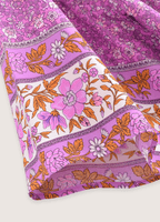 Langer Kimono | Geblümtes Fuchsia