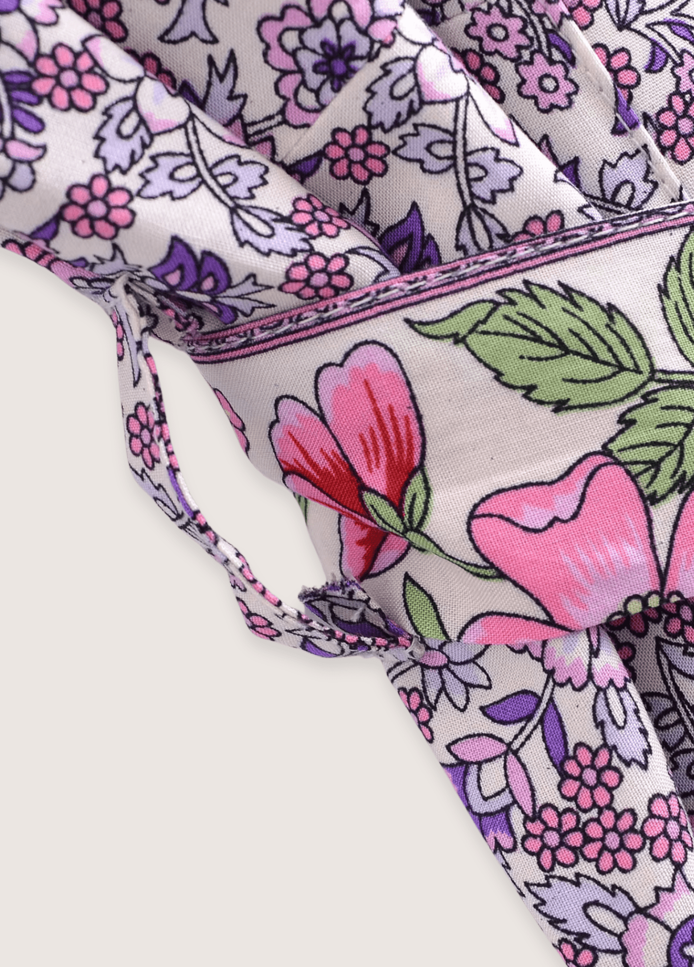 Langer Kimono | Fliederfarben