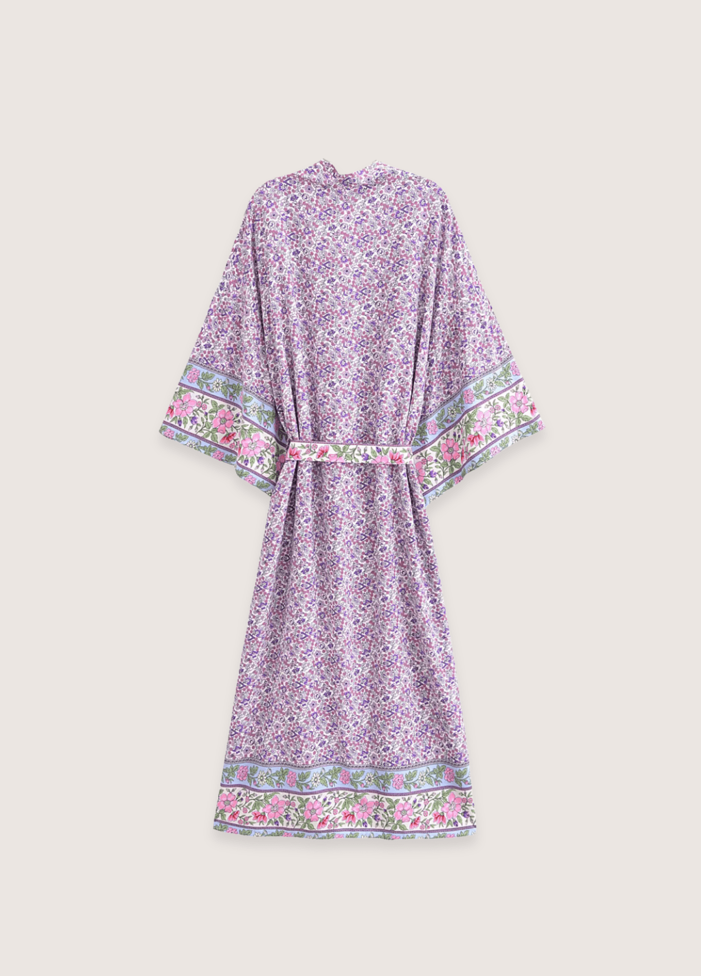 Langer Kimono | Fliederfarben