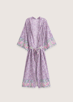 Langer Kimono | Fliederfarben