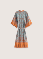 Langer türkisfarbener Kimono | Daisy Bohème