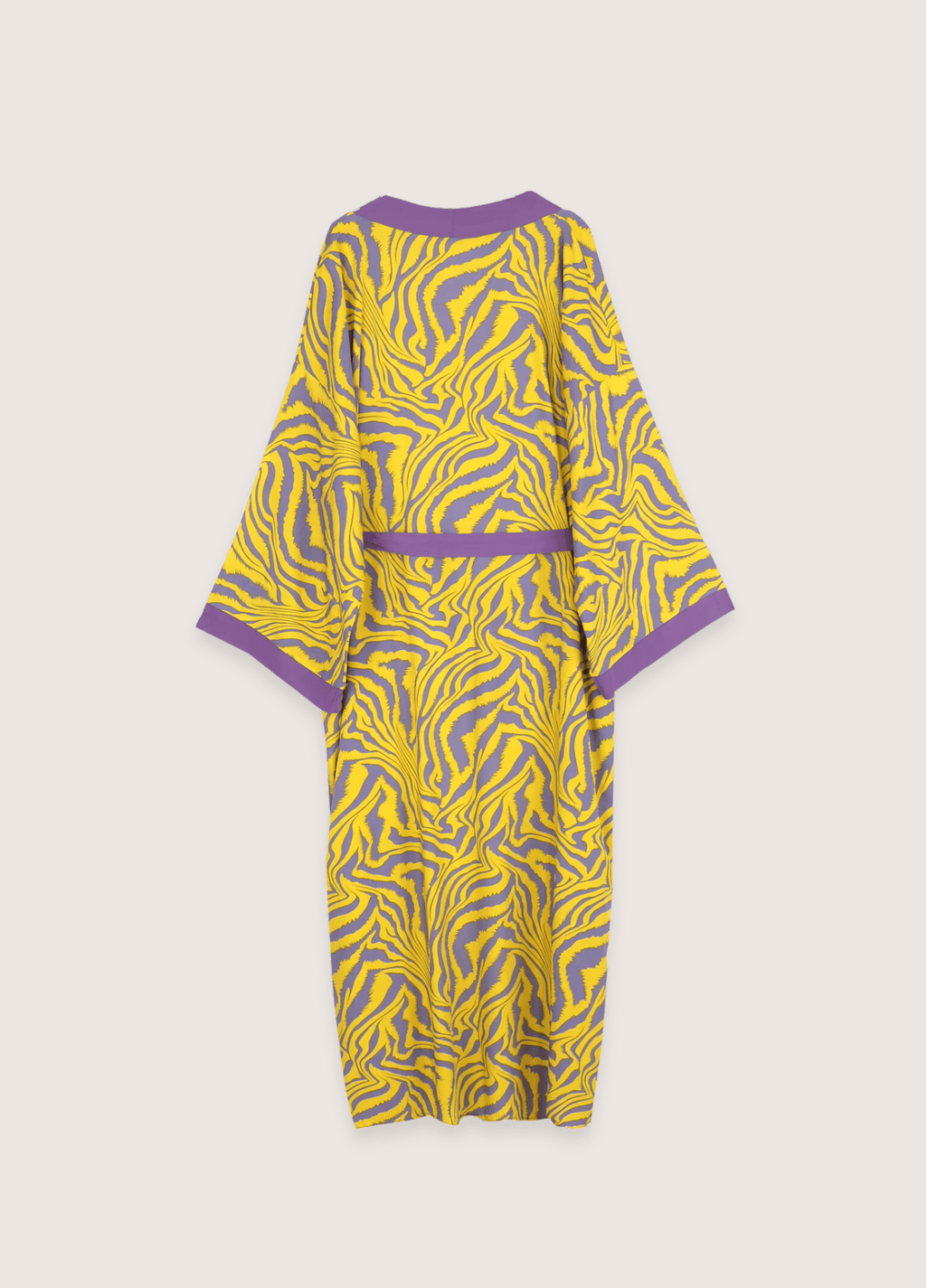 Langer Kimono | Gelbe Zebura