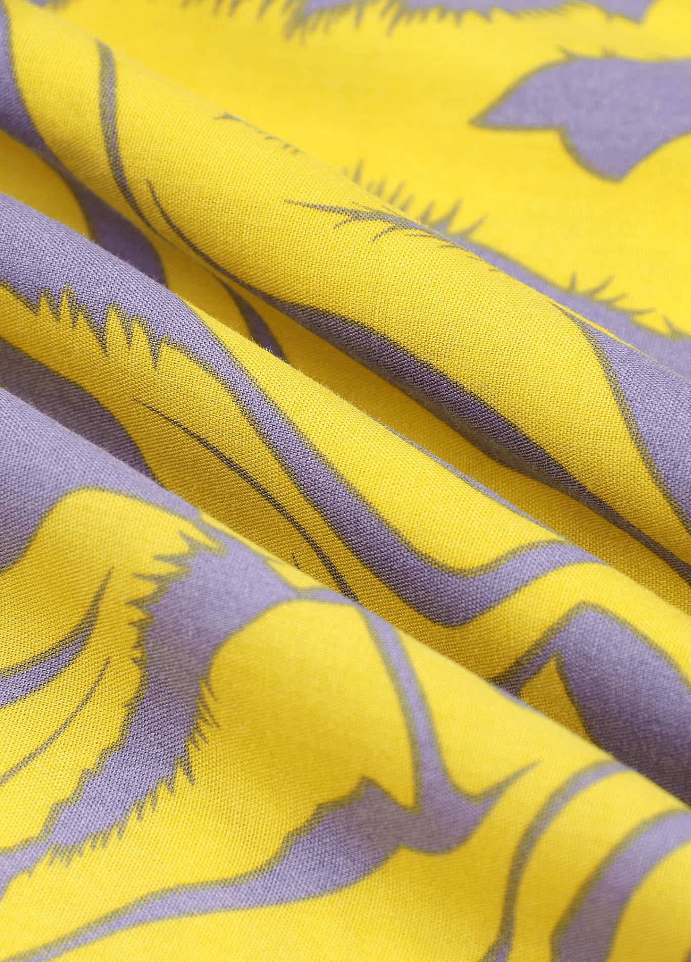 Langer Kimono | Gelbe Zebura