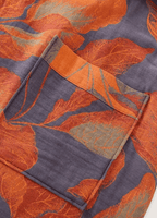 Kimono-Bademantel | Herbstblüte