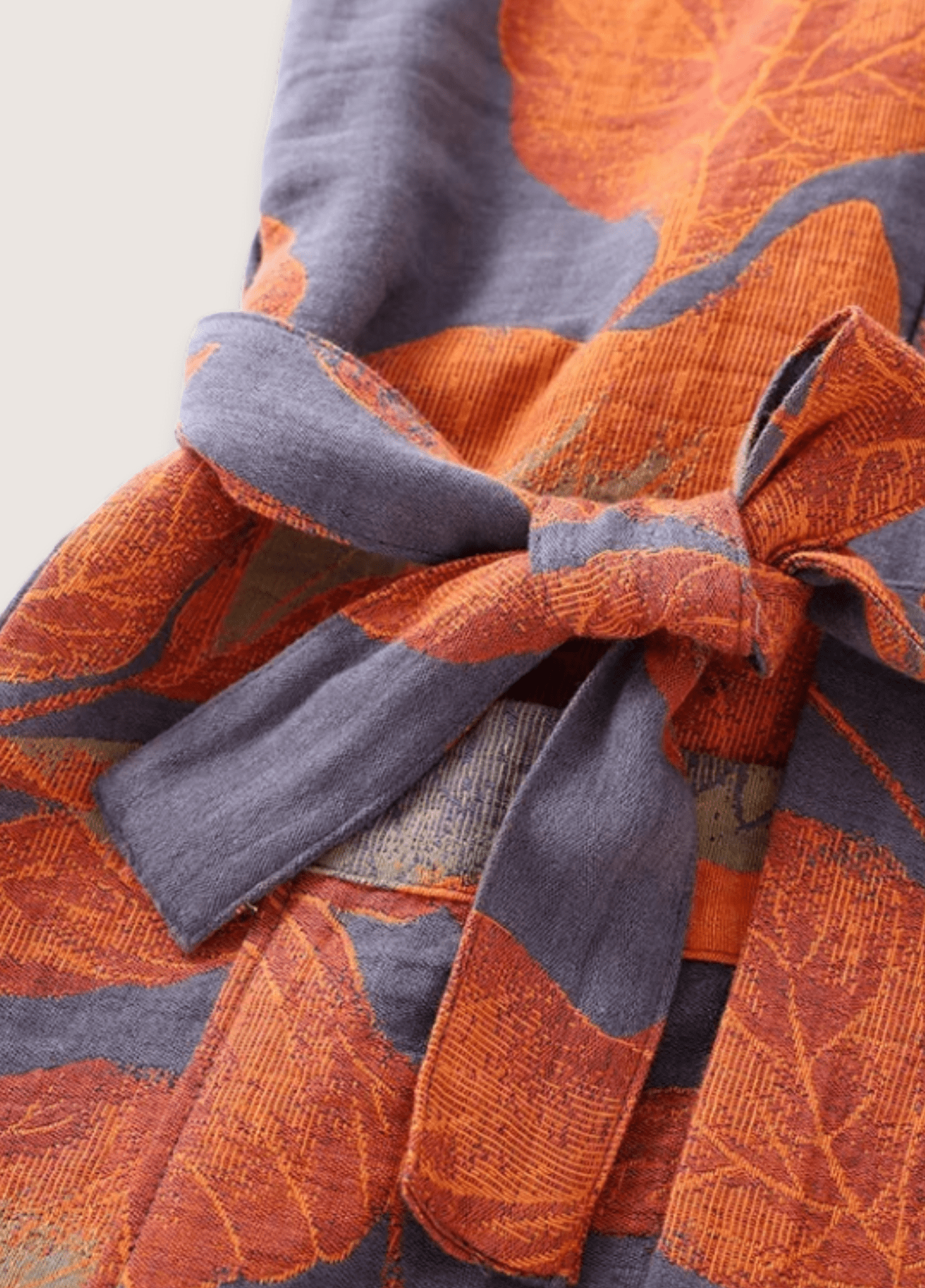 Kimono-Bademantel | Herbstblüte