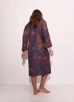 Blauer Kimono-Bademantel für Damen | Momiji