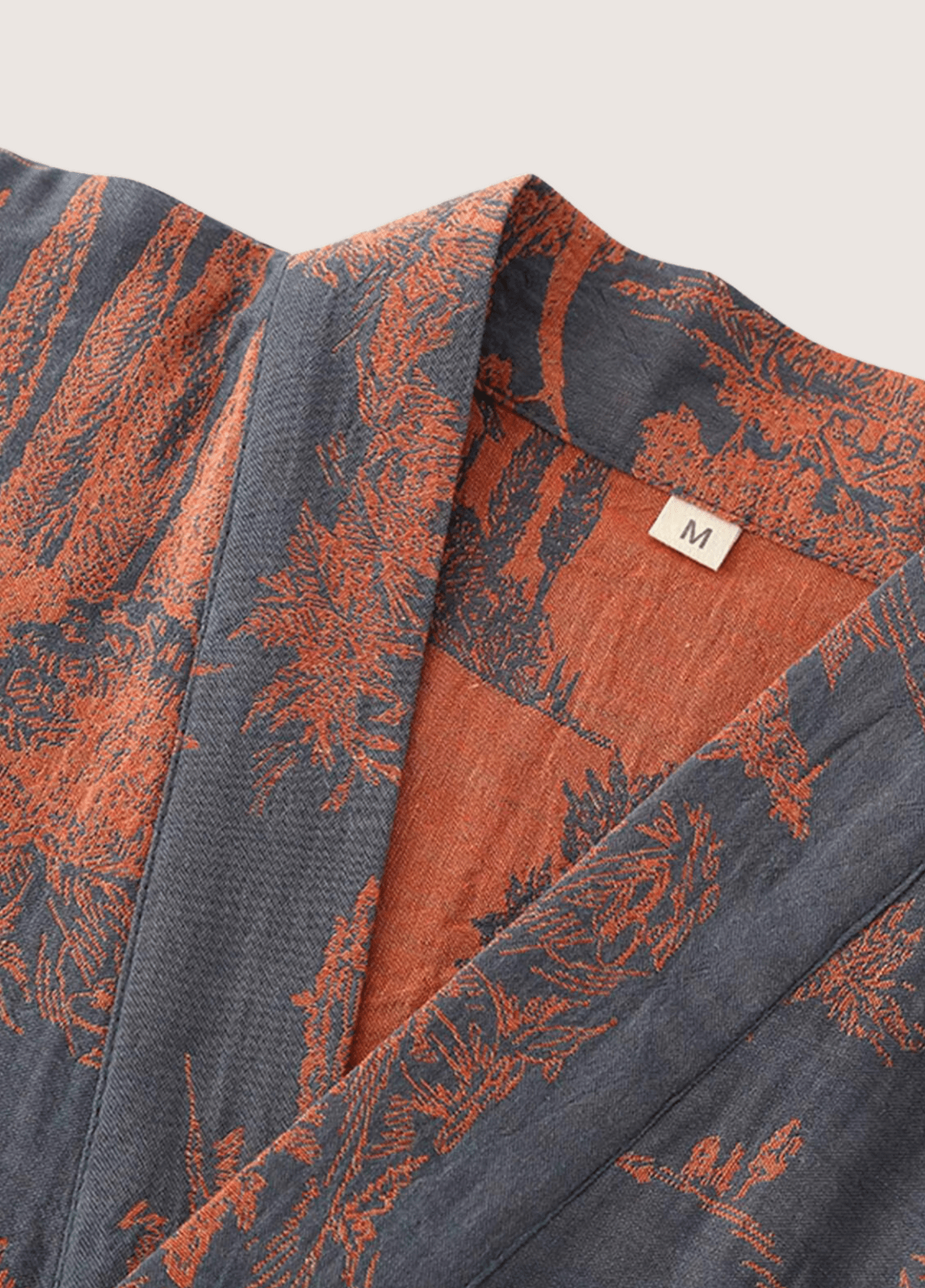 Blauer Kimono-Bademantel für Herren | Ukiyo