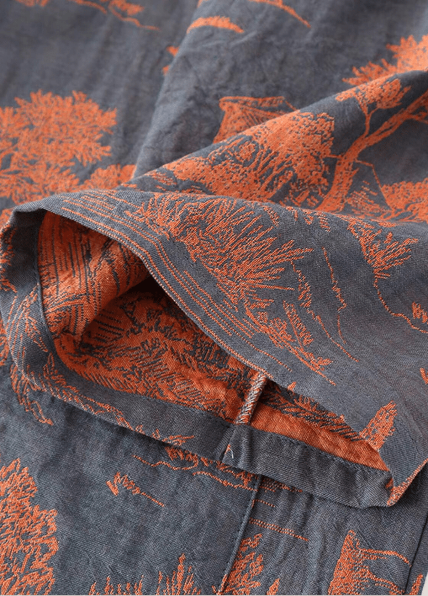 Blauer Kimono-Bademantel für Herren | Ukiyo