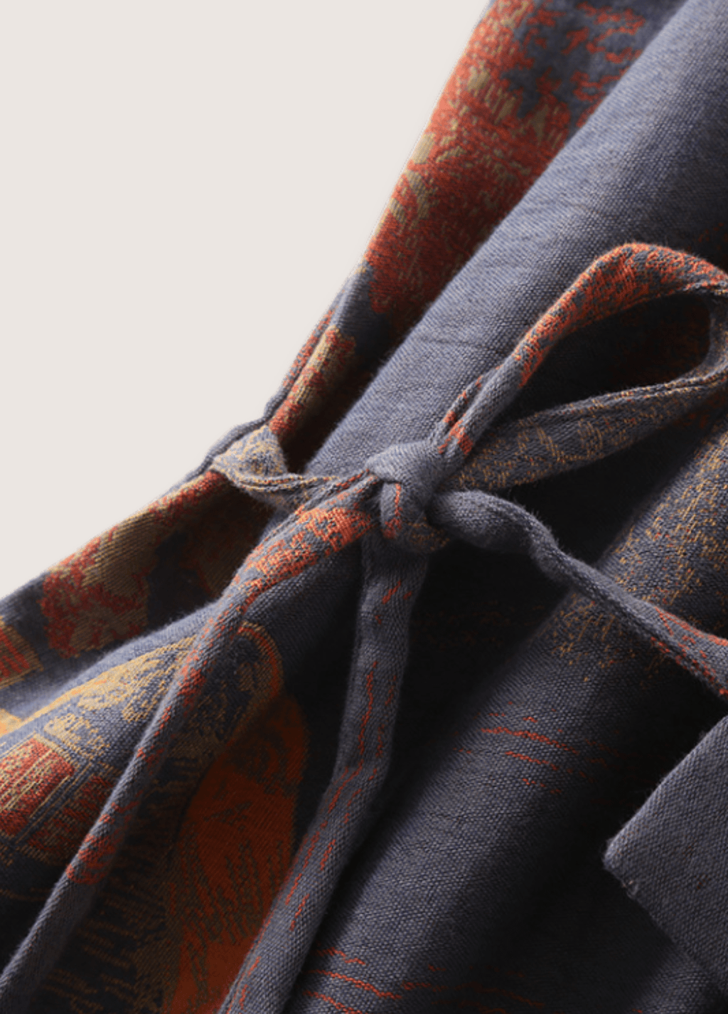 Blauer Kimono-Bademantel für Damen | Momiji