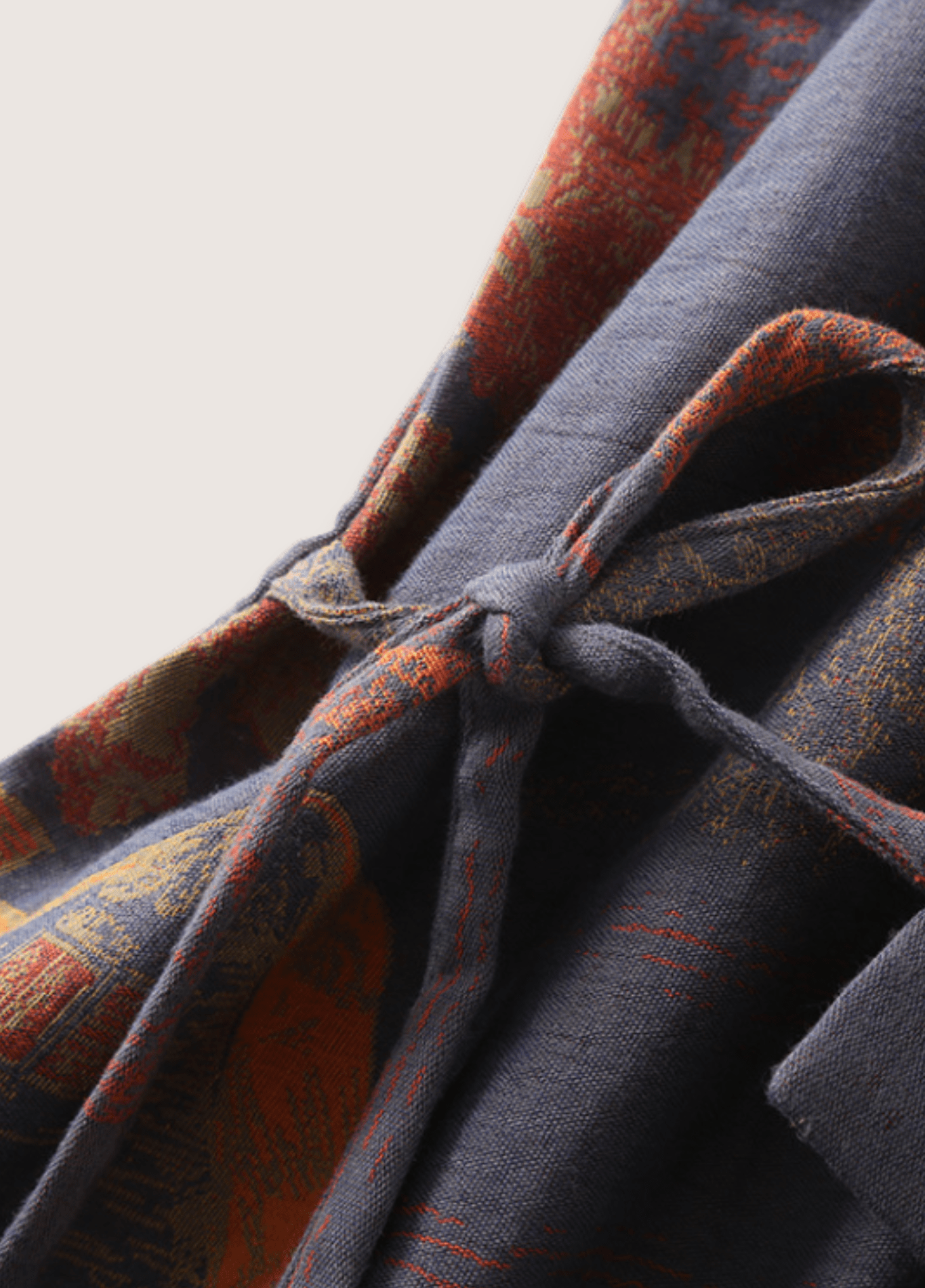 Blauer Kimono-Bademantel für Herren | Momiji