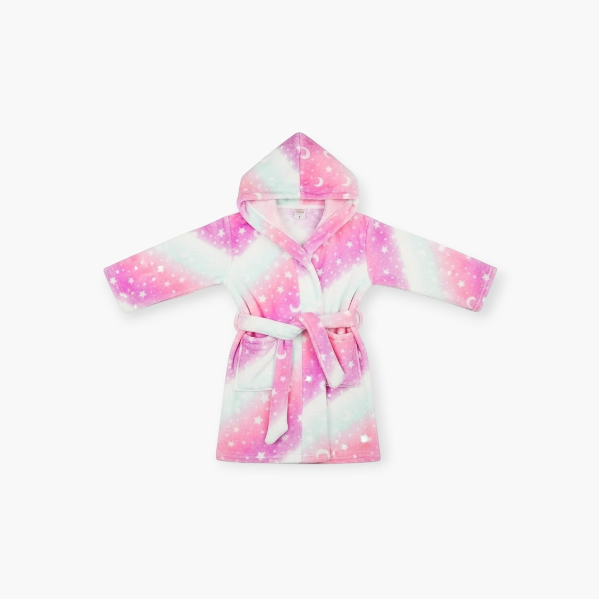 Kinderbademantel mit Stern und Mond