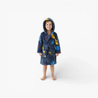 Kinderbademantel mit Dinosaurier-Motiv