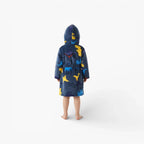 Kinderbademantel mit Dinosaurier-Motiv