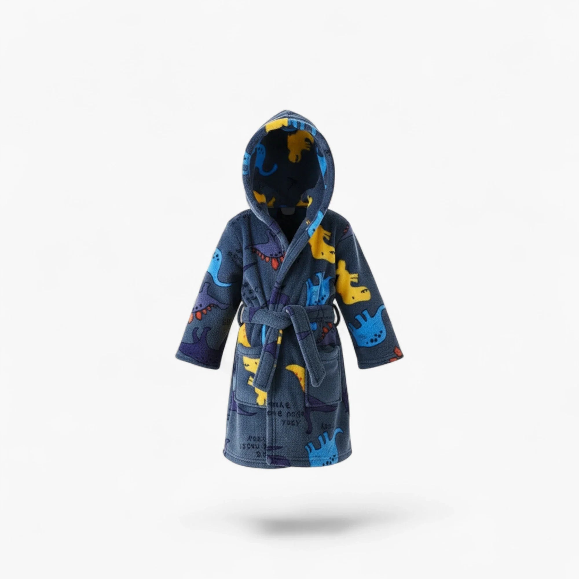 Kinderbademantel mit Dinosaurier-Motiv